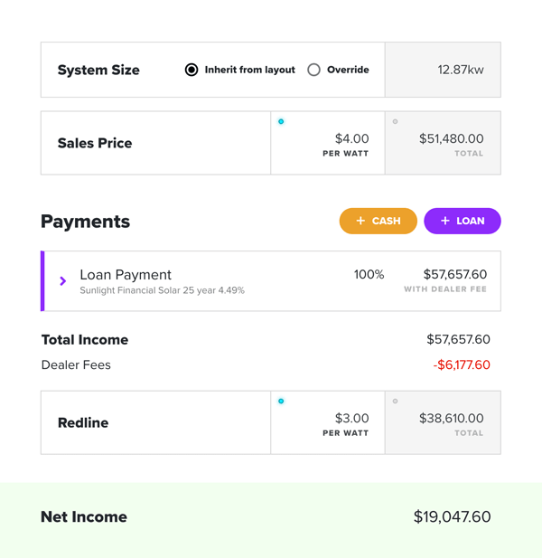 Solar quote tool